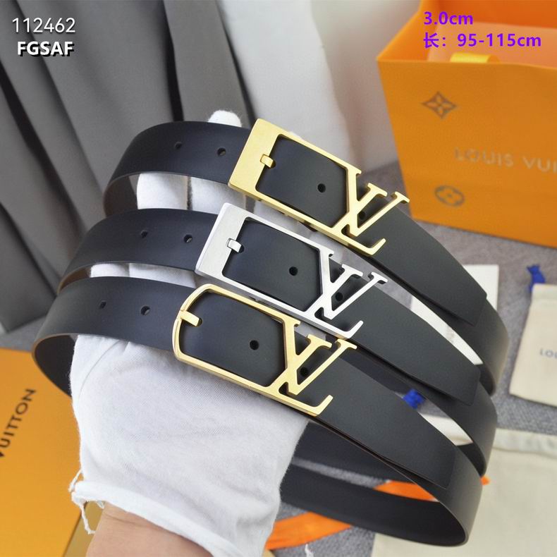 LV Belt 30mmX95-115cm 8L18